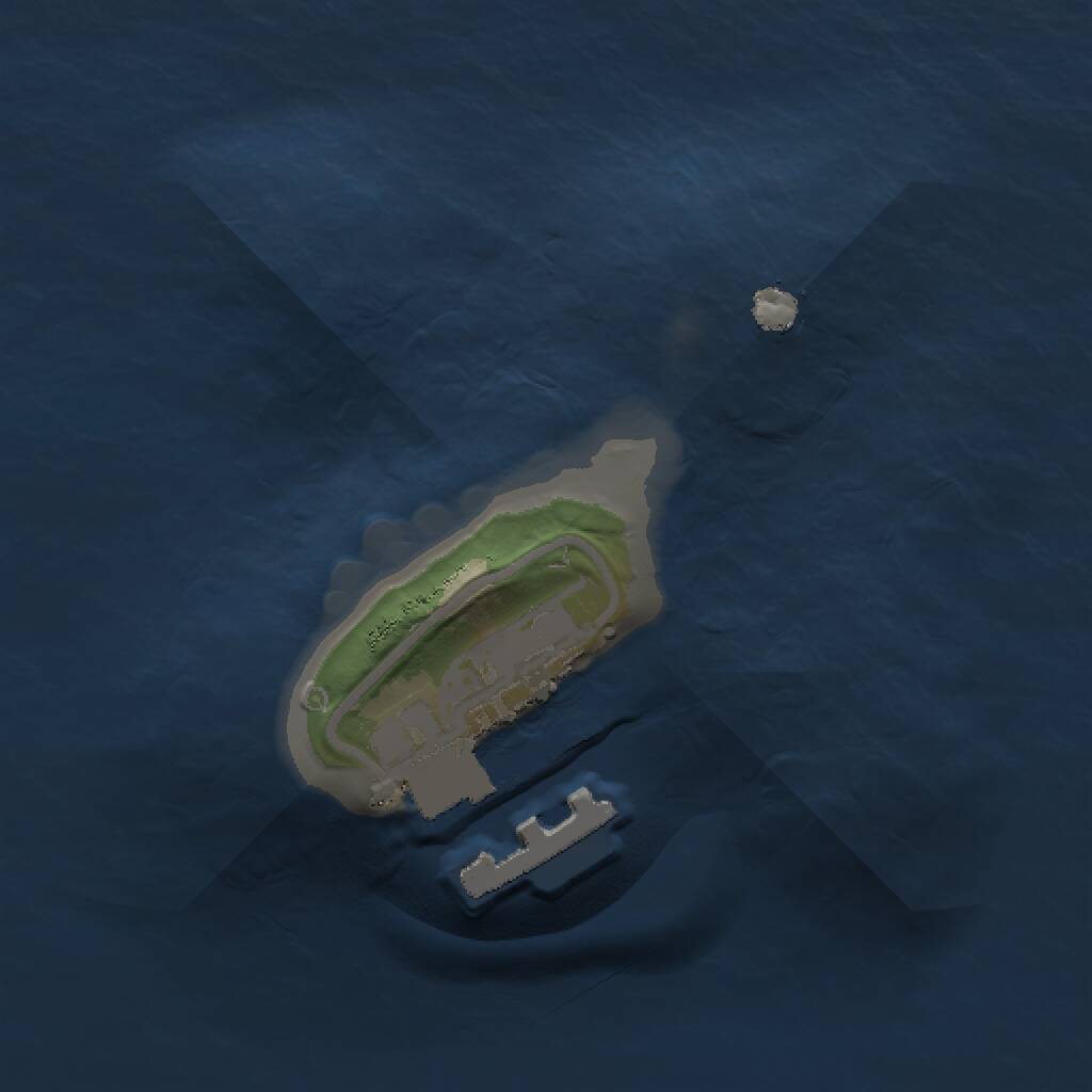 Rust Map: Procedural Map, Size: 1000, Seed: 874835235, 4 Monuments