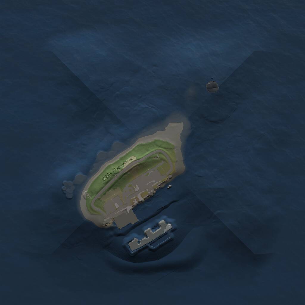 Rust Map: Procedural Map, Size: 1000, Seed: 874835235, 2 Monuments