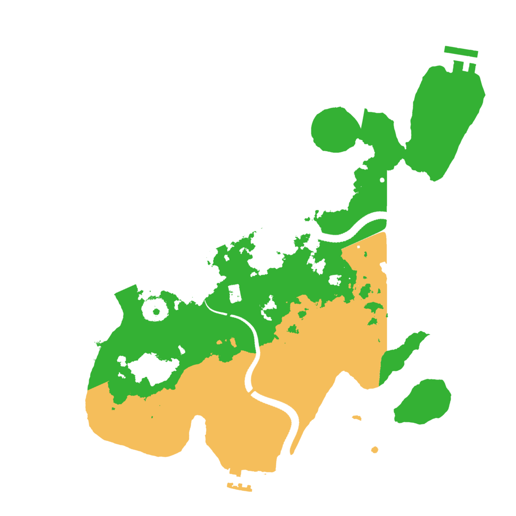 Biome Rust Map: Procedural Map, Size: 3100, Seed: 326529