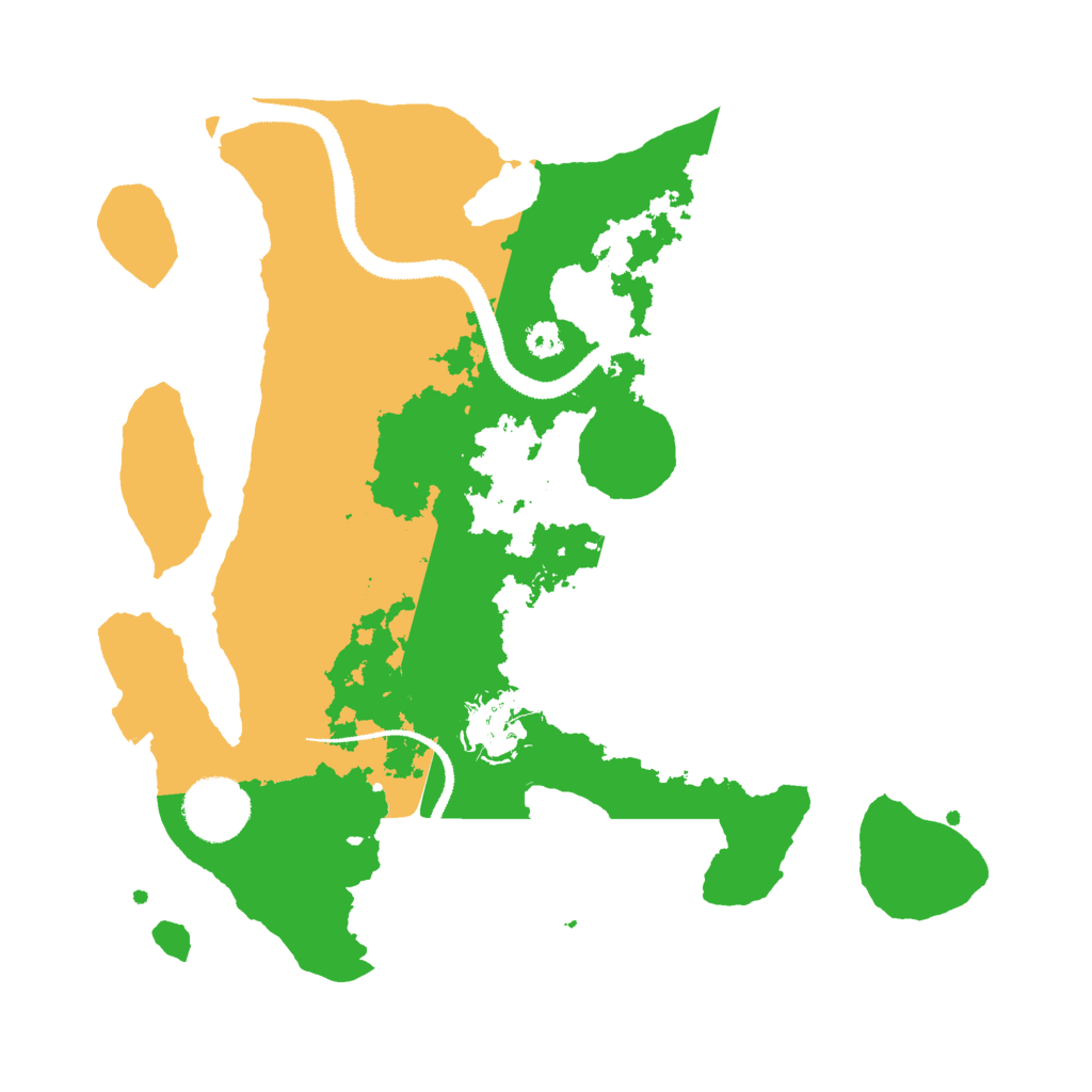 Biome Rust Map: Procedural Map, Size: 3000, Seed: 31679