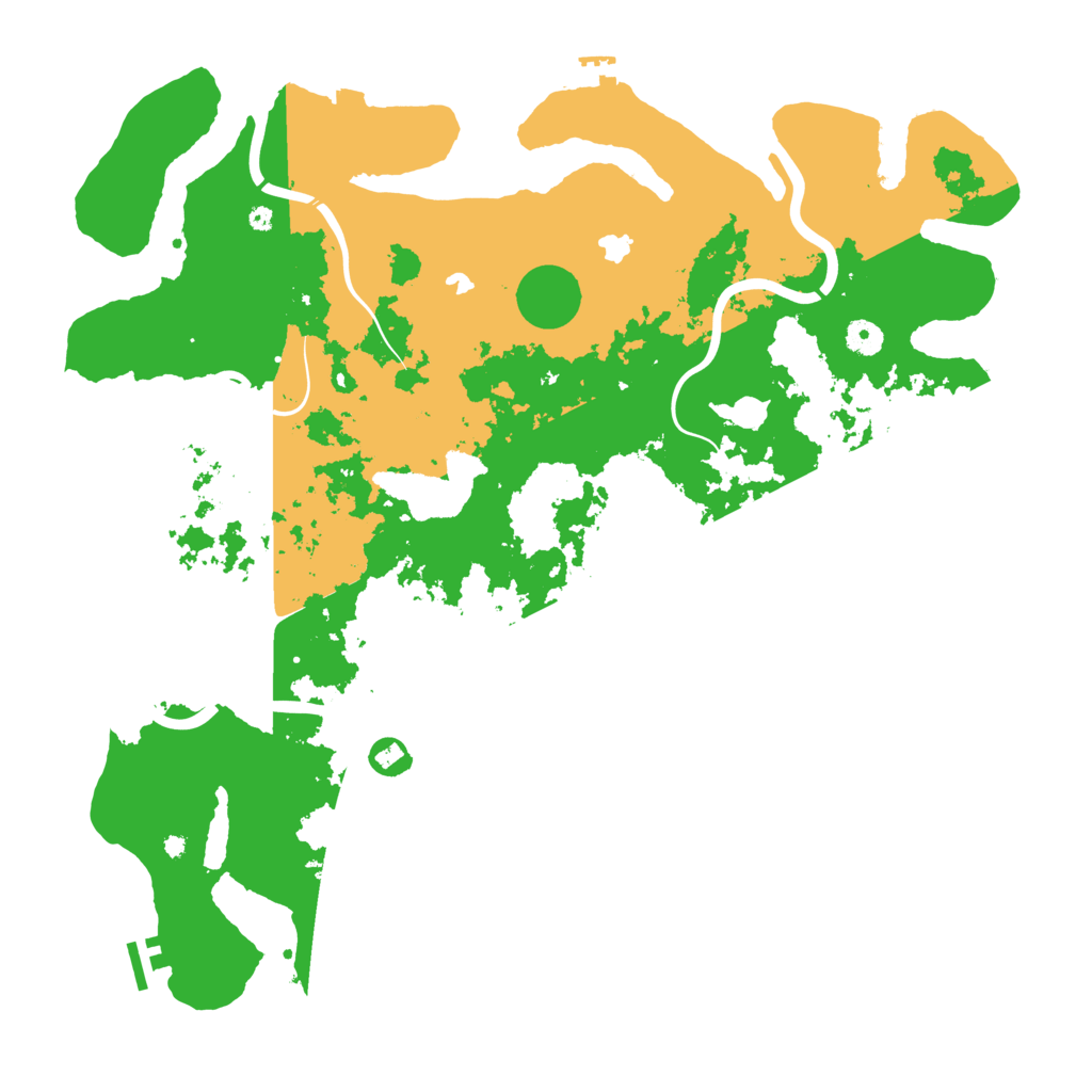 Biome Rust Map: Procedural Map, Size: 4500, Seed: 673565