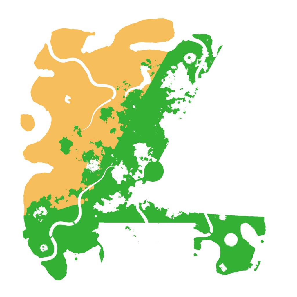 Biome Rust Map: Procedural Map, Size: 4050, Seed: 142534215