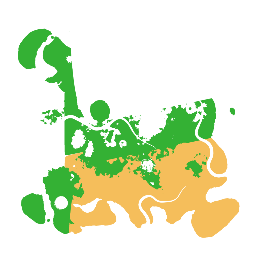 Biome Rust Map: Procedural Map, Size: 3500, Seed: 177747250