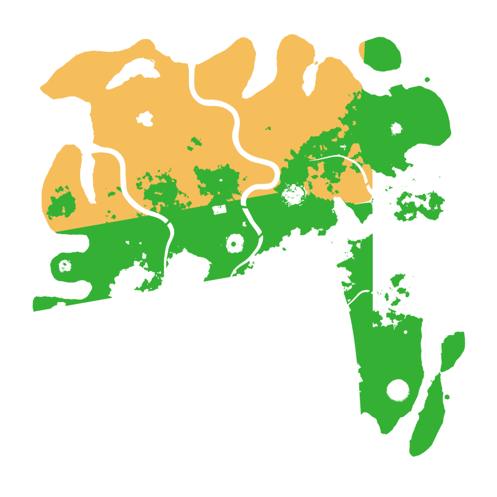 Biome Rust Map: Procedural Map, Size: 4000, Seed: 485450585