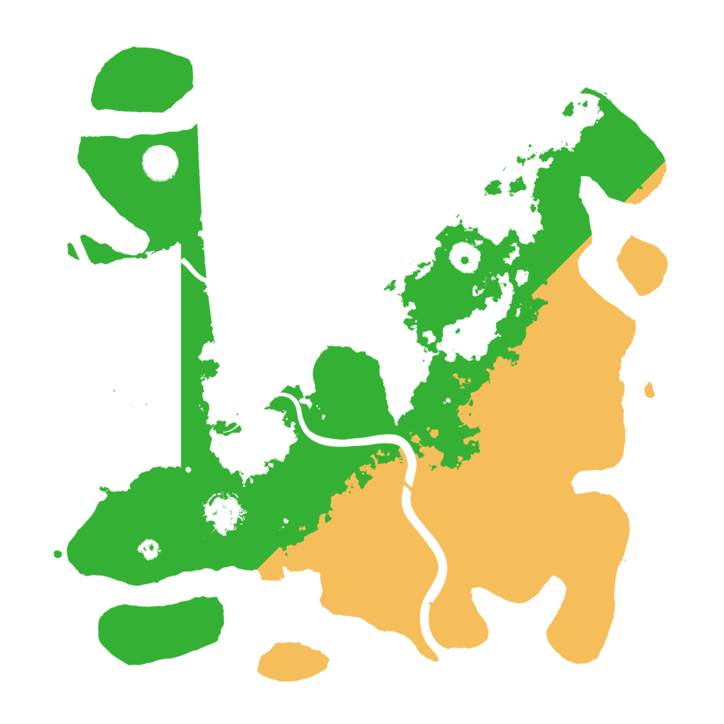 Biome Rust Map: Procedural Map, Size: 3600, Seed: 1094838266