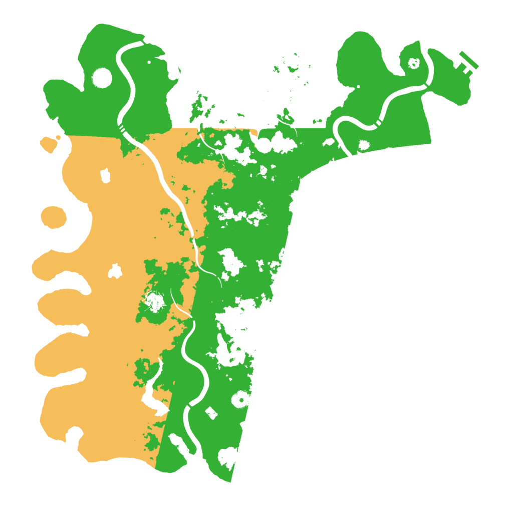 Biome Rust Map: Procedural Map, Size: 4500, Seed: 856597807