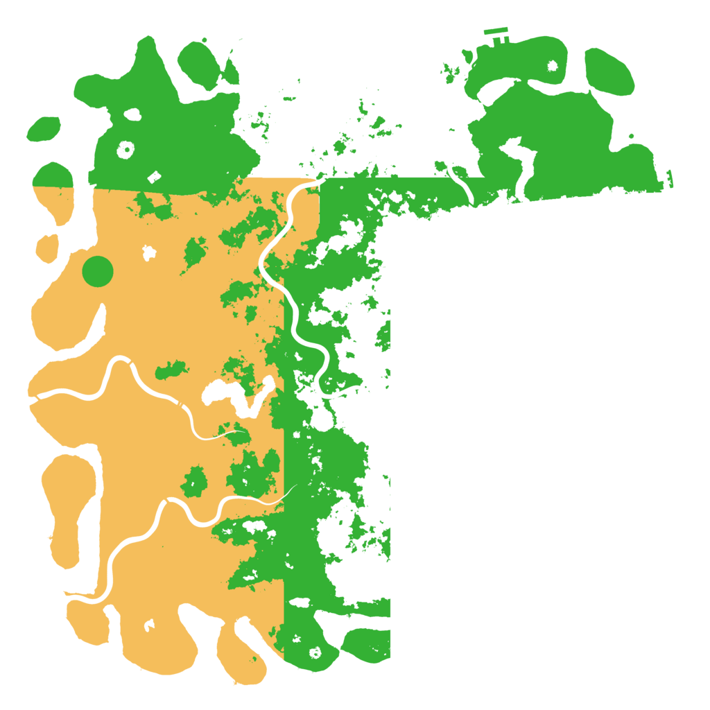 Biome Rust Map: Procedural Map, Size: 6000, Seed: 1866574854