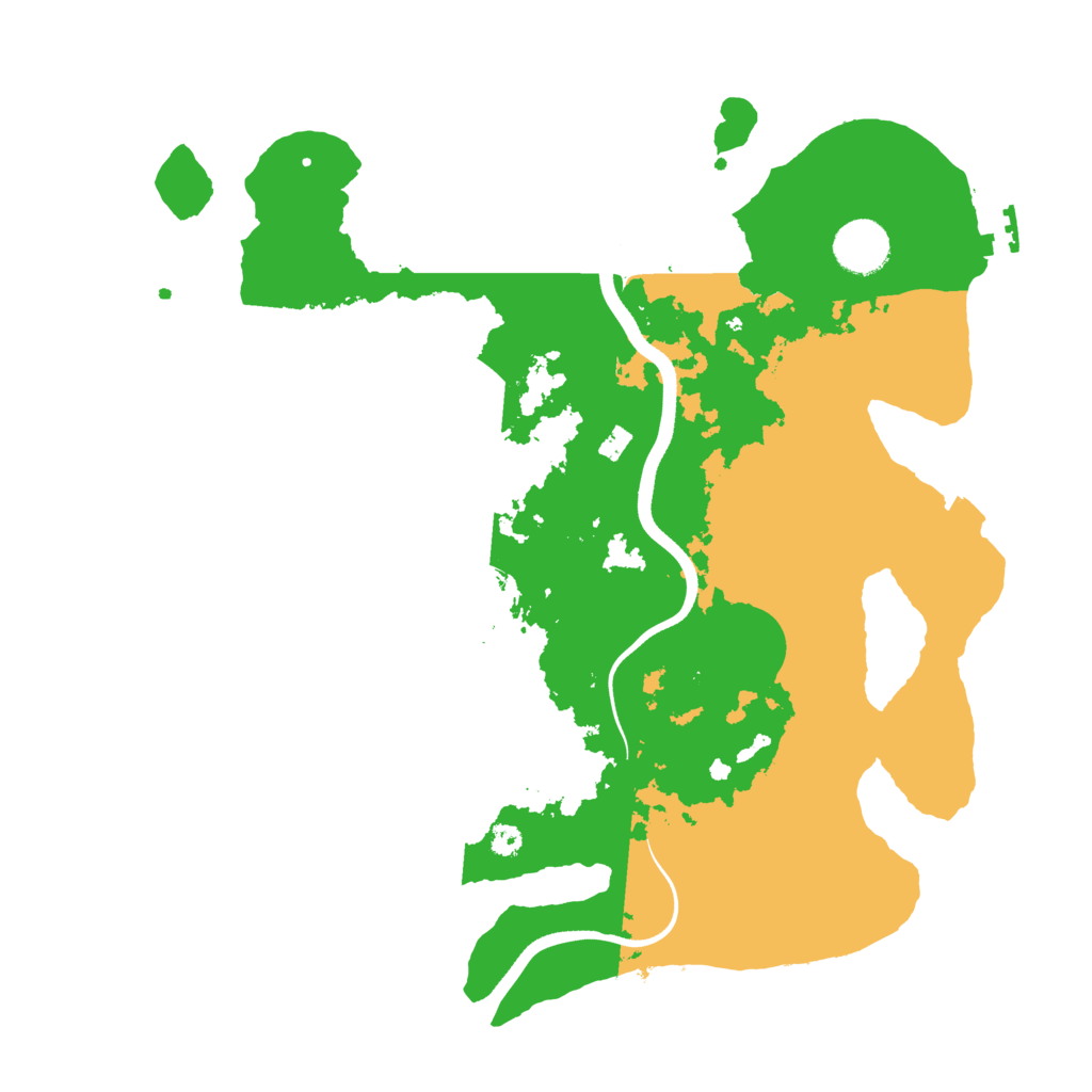 Biome Rust Map: Procedural Map, Size: 3500, Seed: 173065661