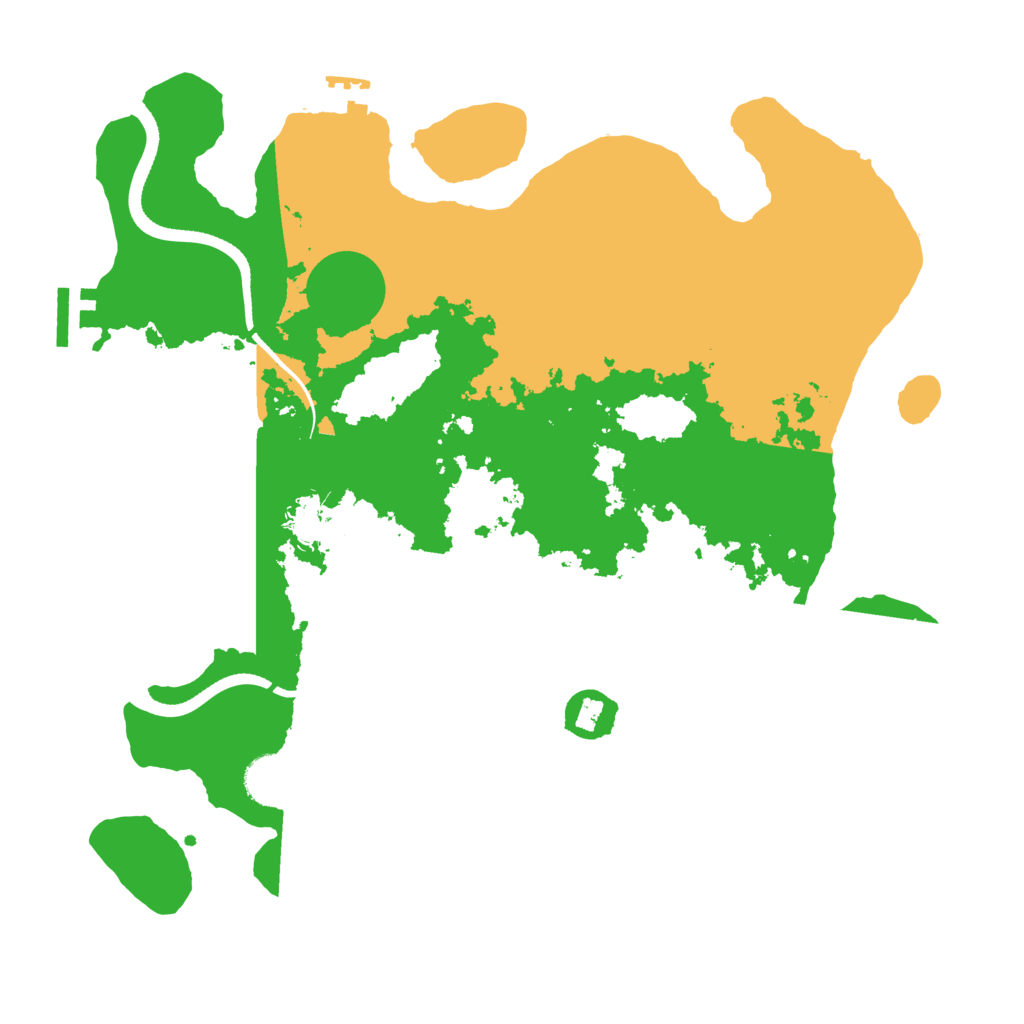 Biome Rust Map: Procedural Map, Size: 3500, Seed: 426528673