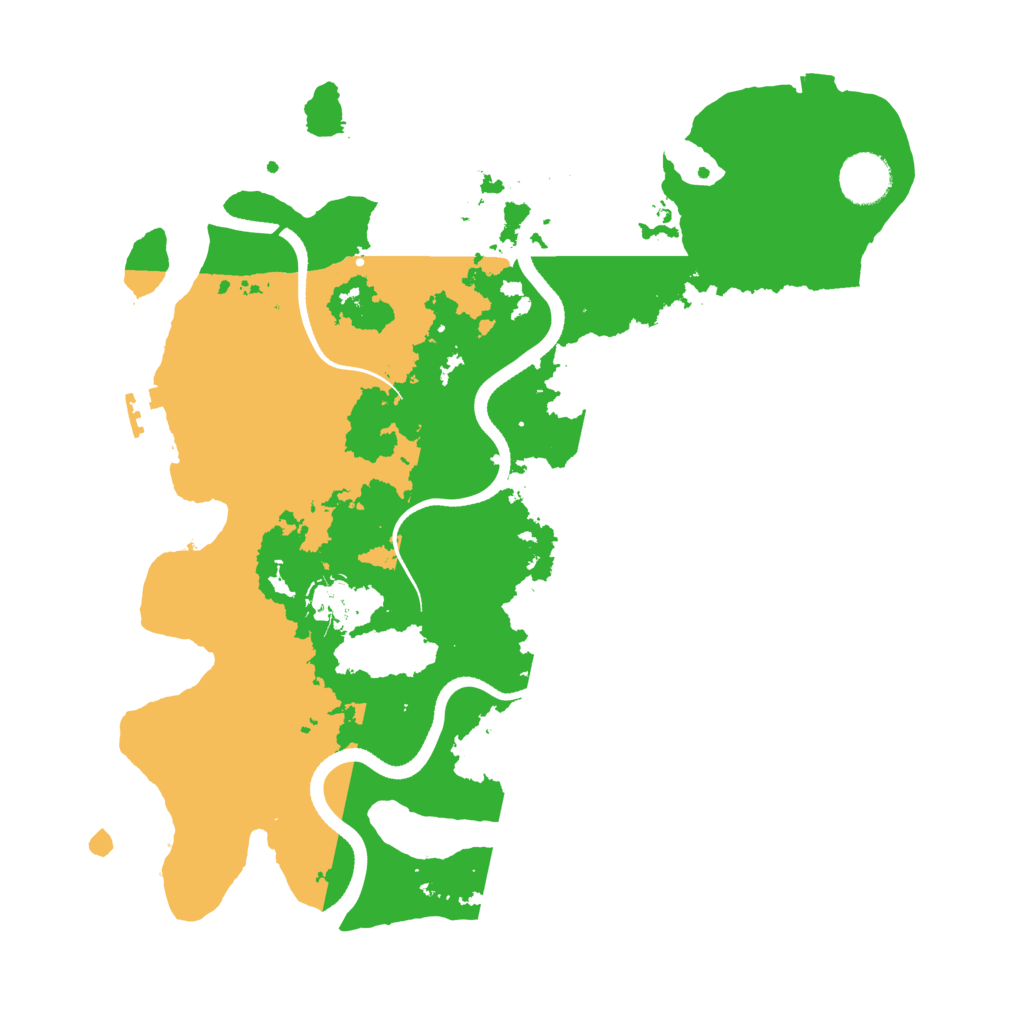 Biome Rust Map: Procedural Map, Size: 3500, Seed: 1973482609