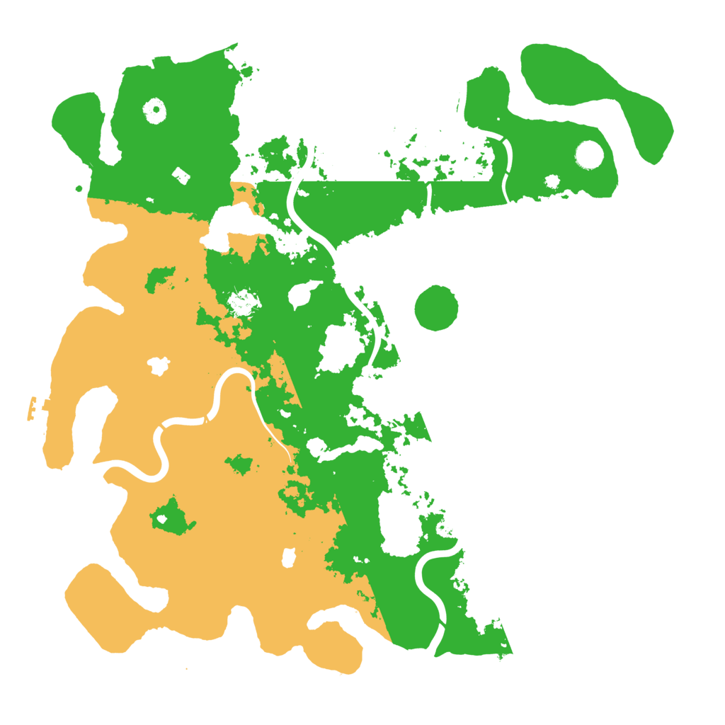 Biome Rust Map: Procedural Map, Size: 4500, Seed: 1760108465