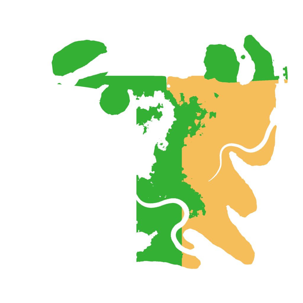Biome Rust Map: Procedural Map, Size: 2800, Seed: 1245650328