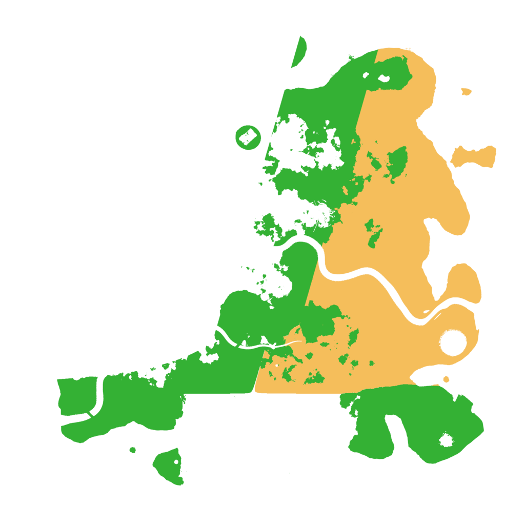 Biome Rust Map: Procedural Map, Size: 3500, Seed: 776700316