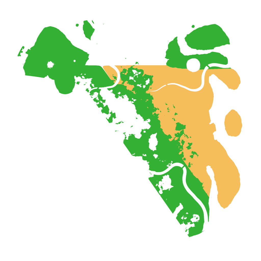 Biome Rust Map: Procedural Map, Size: 3500, Seed: 765311509
