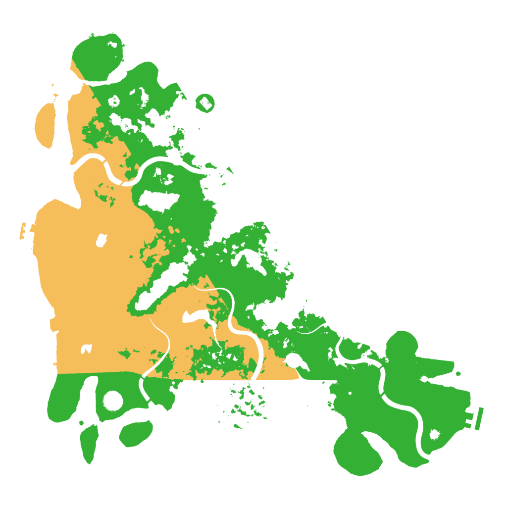Biome Rust Map: Procedural Map, Size: 4500, Seed: 46298531