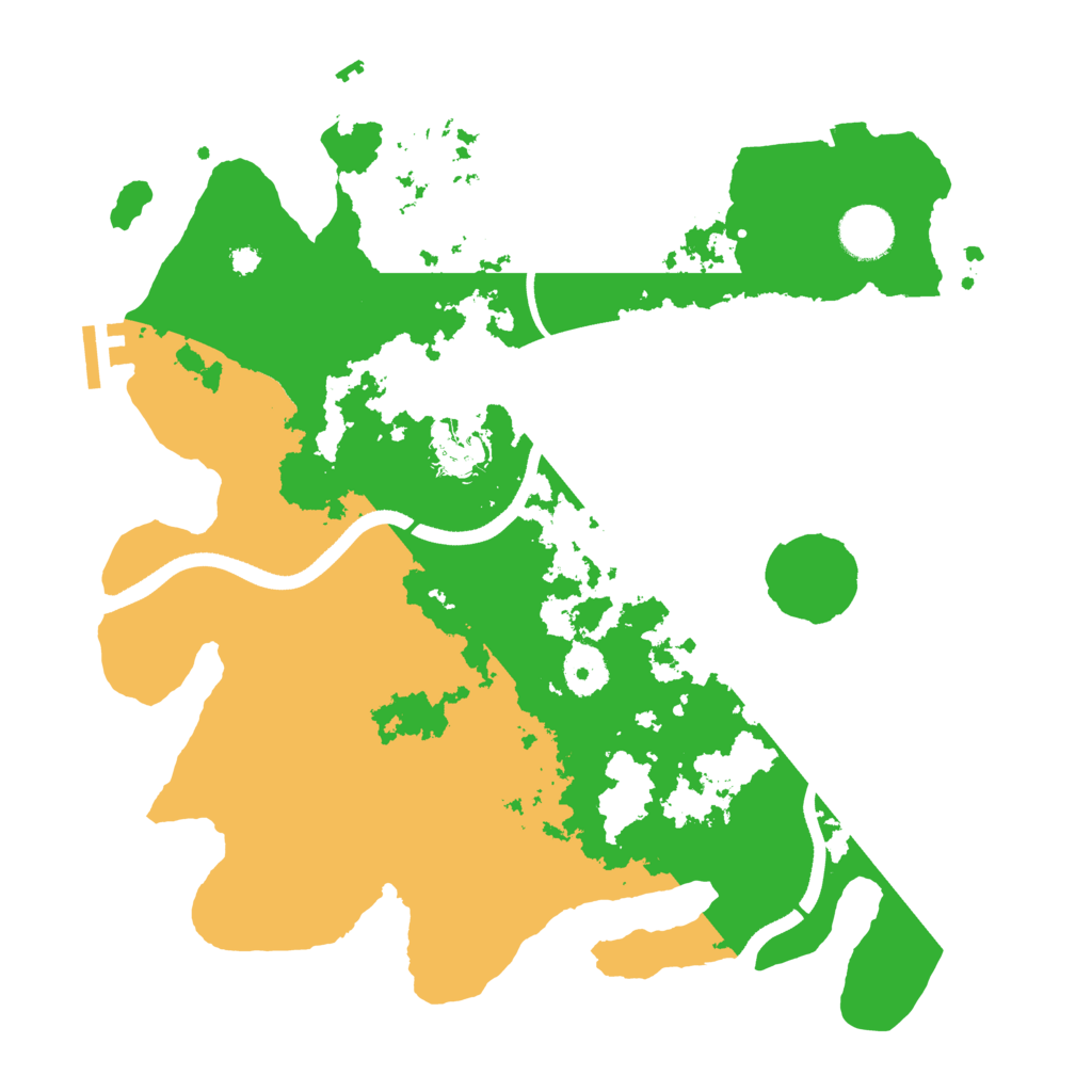 Biome Rust Map: Procedural Map, Size: 3500, Seed: 19647943