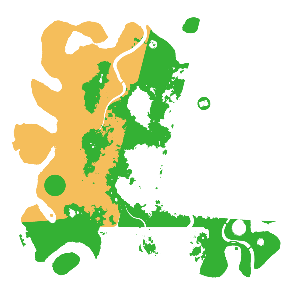 Biome Rust Map: Procedural Map, Size: 3750, Seed: 836383