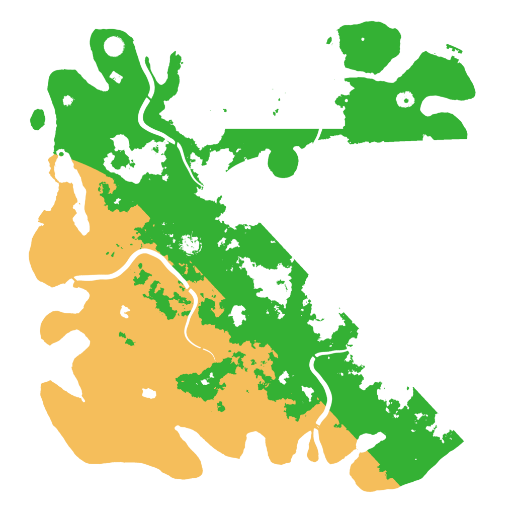 Biome Rust Map: Procedural Map, Size: 4500, Seed: 25129933