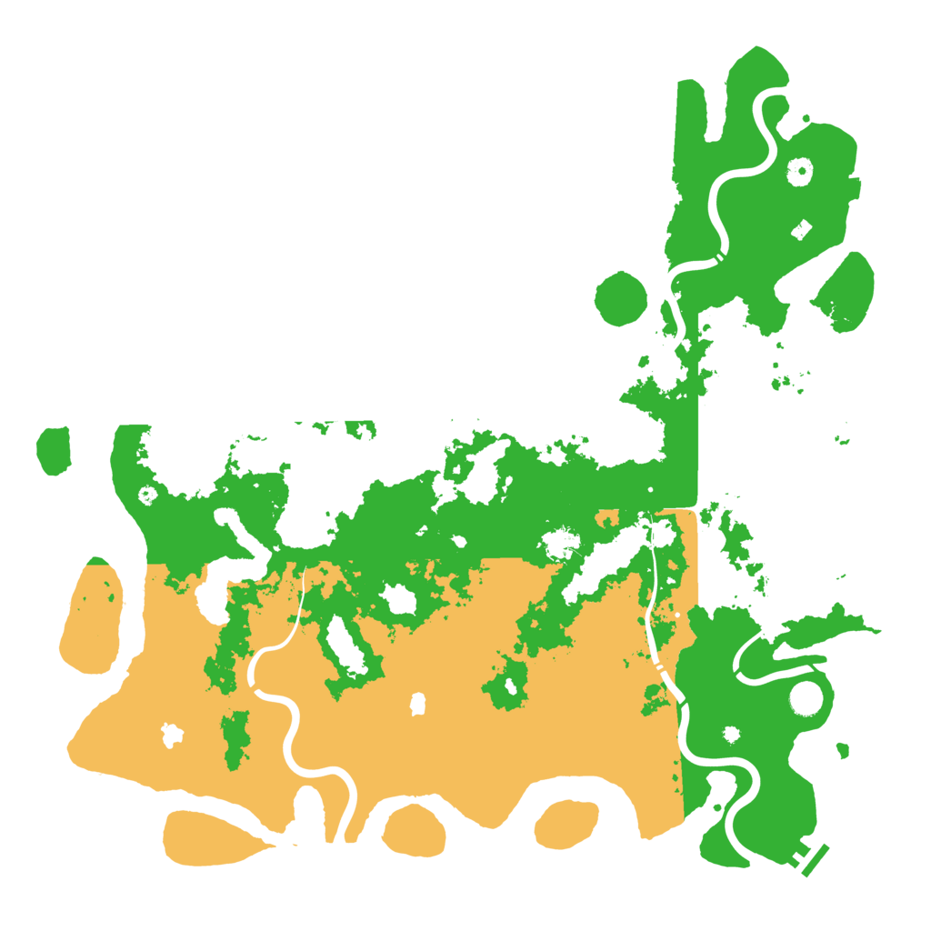 Biome Rust Map: Procedural Map, Size: 5000, Seed: 955669