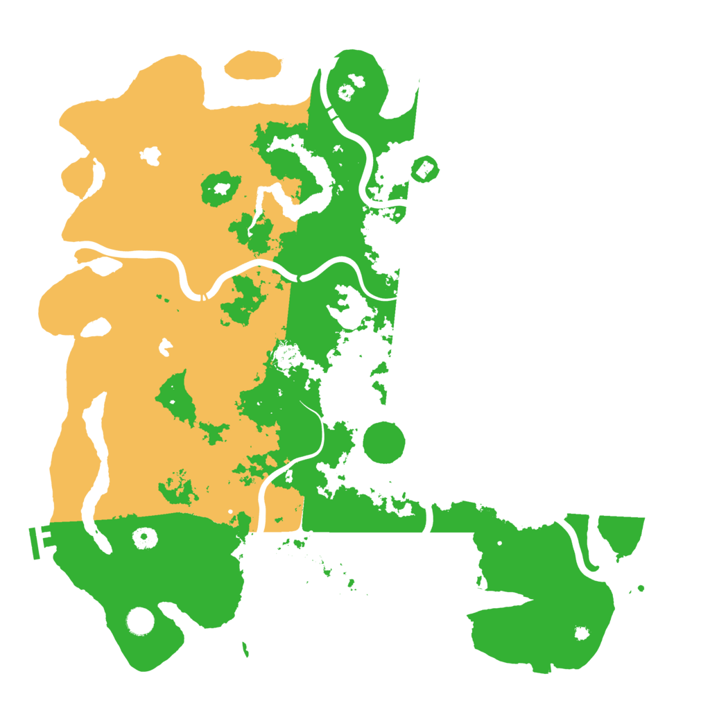 Biome Rust Map: Procedural Map, Size: 4500, Seed: 50150