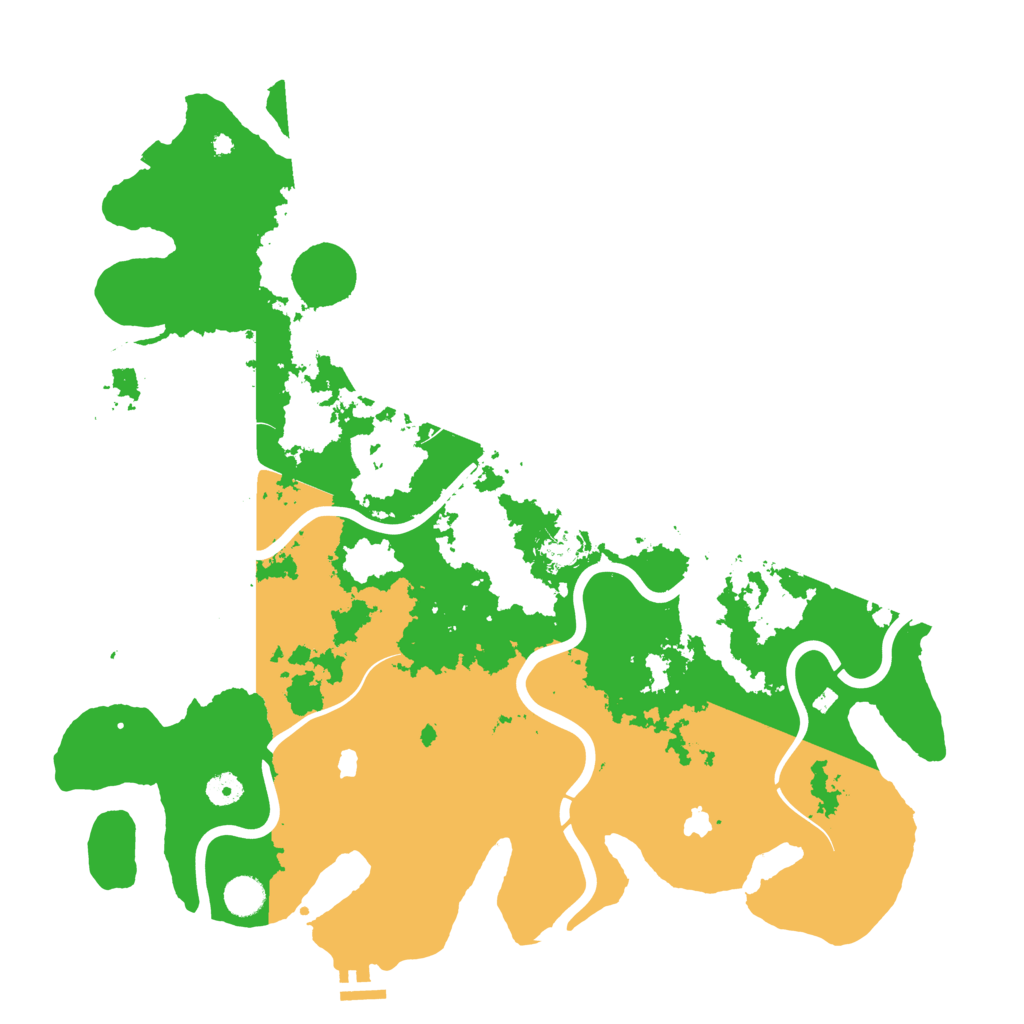 Biome Rust Map: Procedural Map, Size: 4500, Seed: 29287