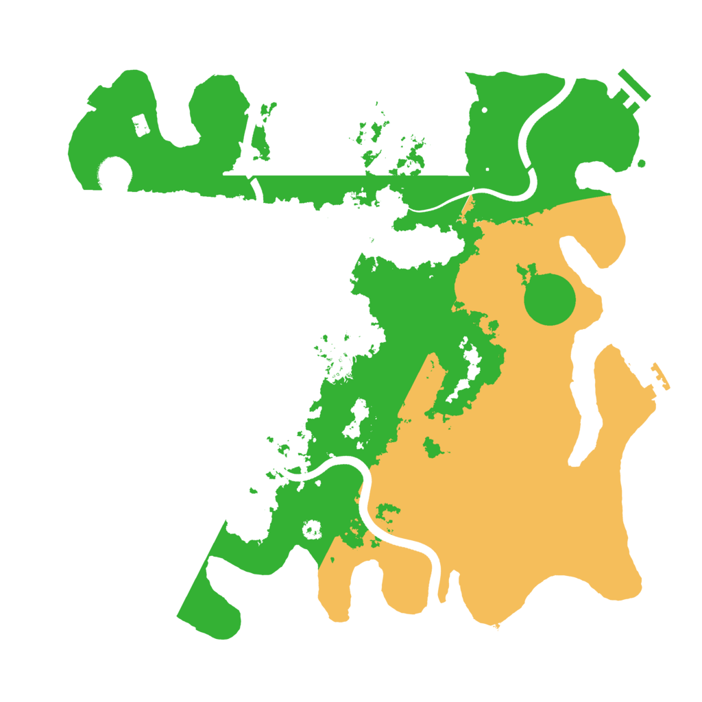 Biome Rust Map: Procedural Map, Size: 3597, Seed: 1129891402