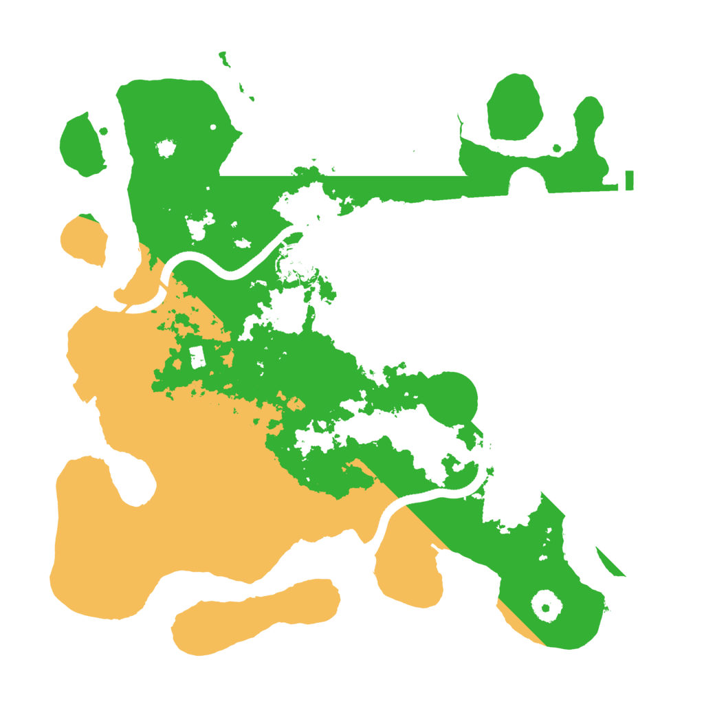 Biome Rust Map: Procedural Map, Size: 3500, Seed: 861542
