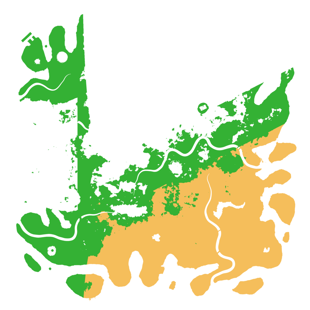 Biome Rust Map: Procedural Map, Size: 5000, Seed: 167