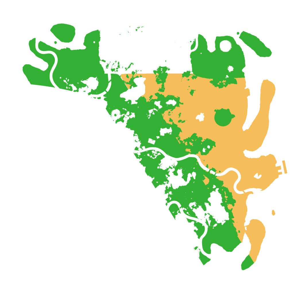 Biome Rust Map: Procedural Map, Size: 4500, Seed: 650873