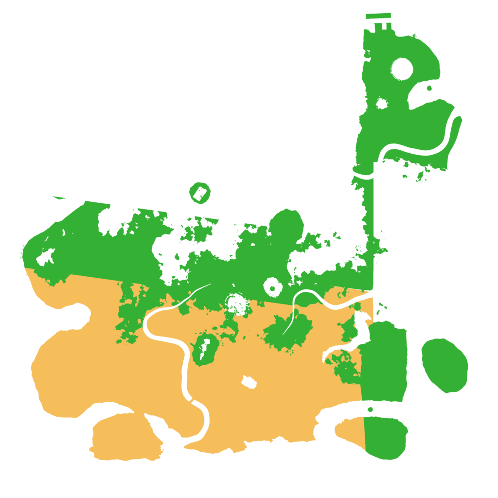 Biome Rust Map: Procedural Map, Size: 4000, Seed: 61003