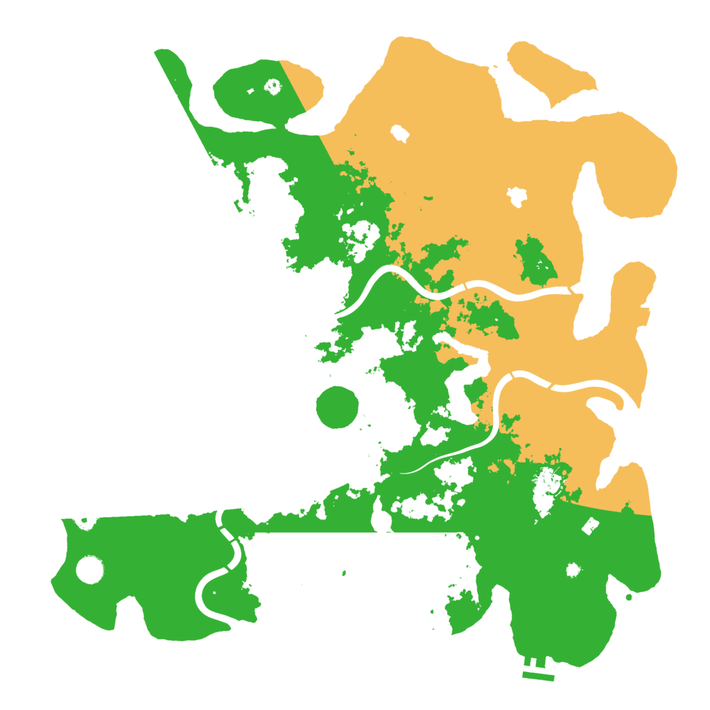 Biome Rust Map: Procedural Map, Size: 4500, Seed: 8092026