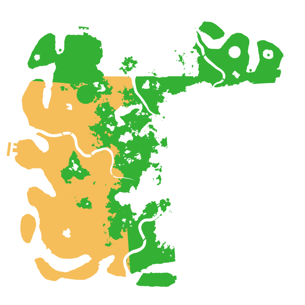 Biome Rust Map: Procedural Map, Size: 4500, Seed: 6820