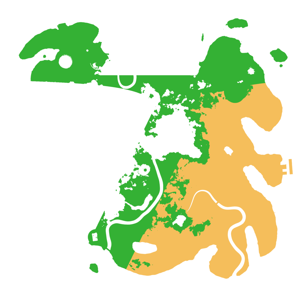 Biome Rust Map: Procedural Map, Size: 4000, Seed: 298385