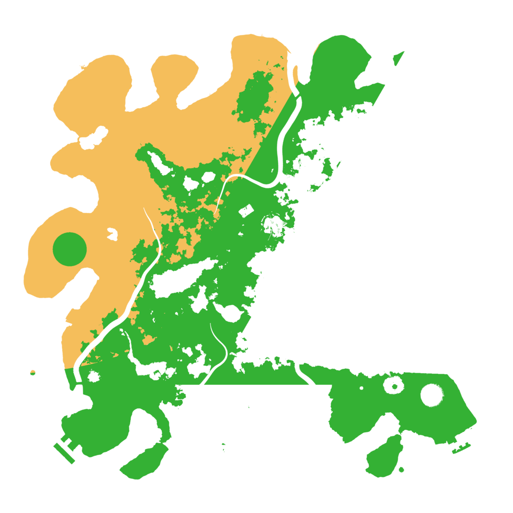 Biome Rust Map: Procedural Map, Size: 4000, Seed: 889369251