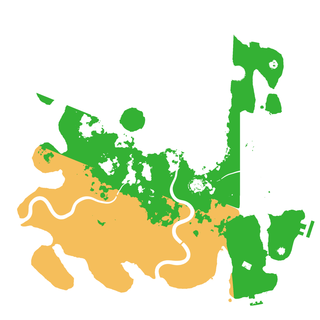 Biome Rust Map: Procedural Map, Size: 3750, Seed: 1543478131