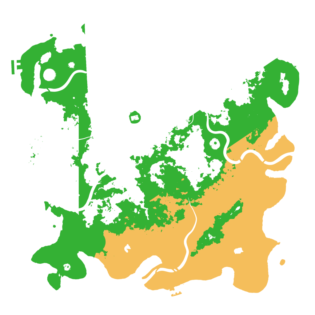 Biome Rust Map: Procedural Map, Size: 4500, Seed: 148617203