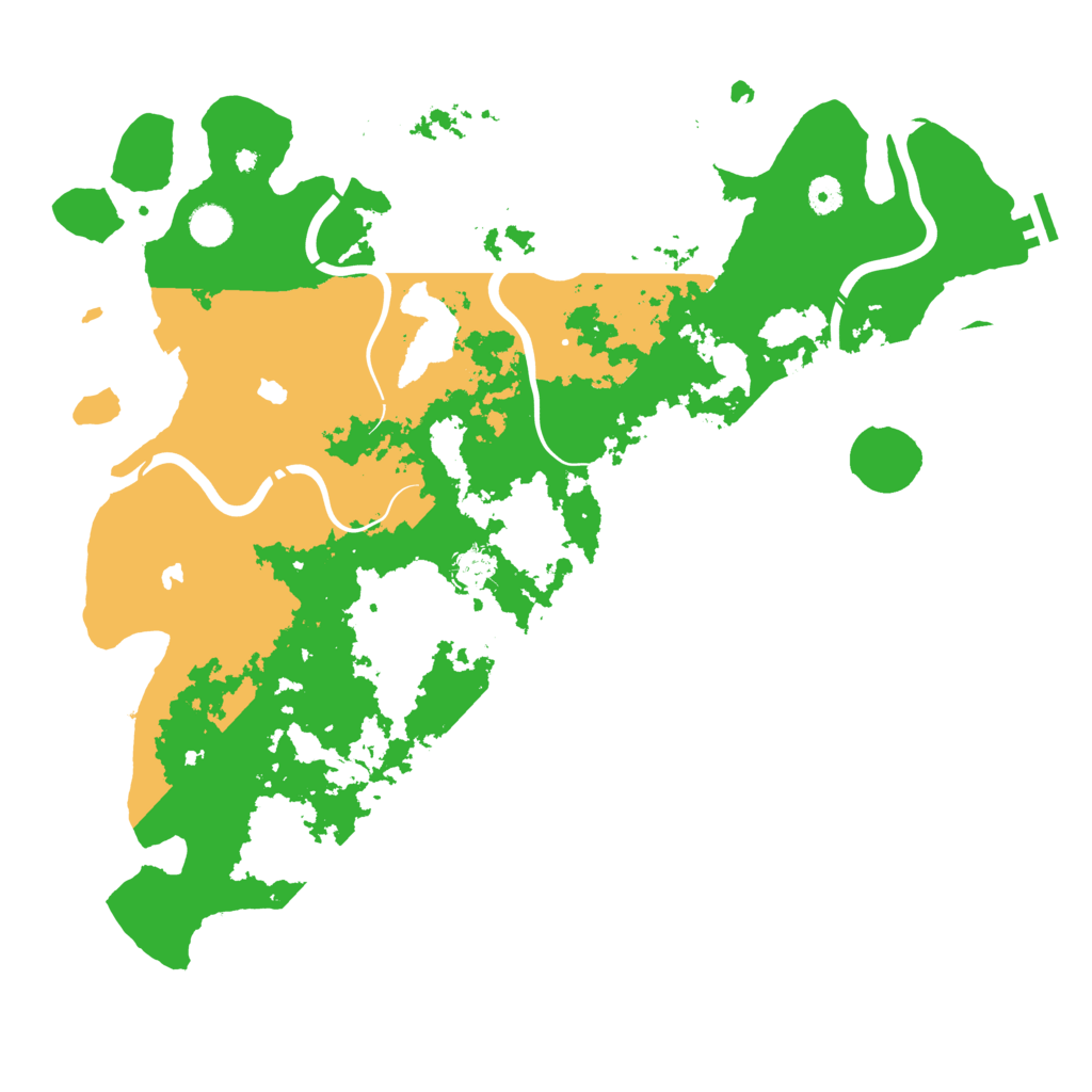 Biome Rust Map: Procedural Map, Size: 4500, Seed: 648864
