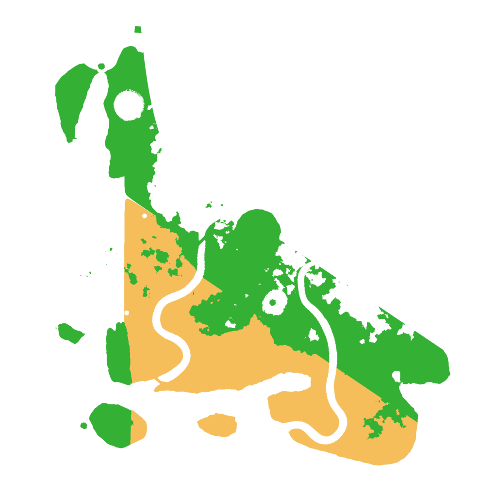 Biome Rust Map: Procedural Map, Size: 3000, Seed: 2019767654