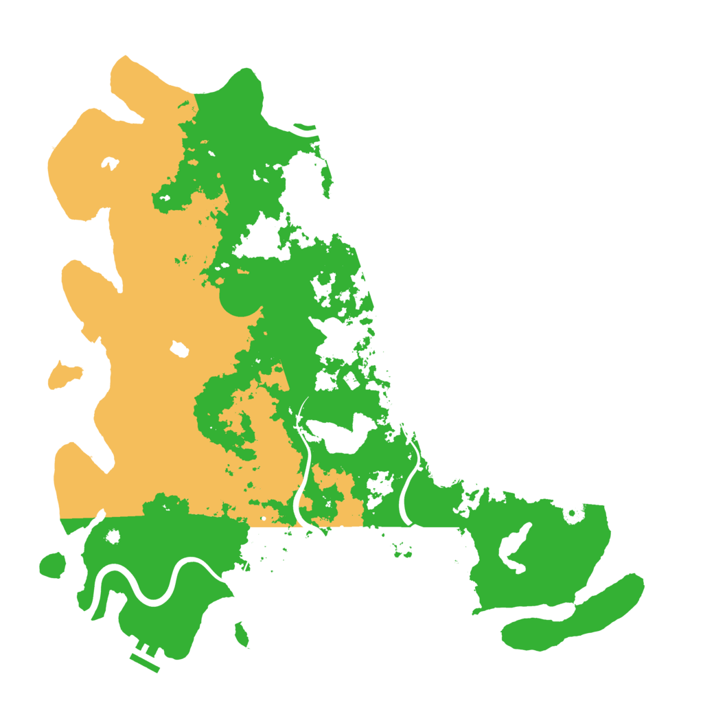 Biome Rust Map: Procedural Map, Size: 4500, Seed: 89462235