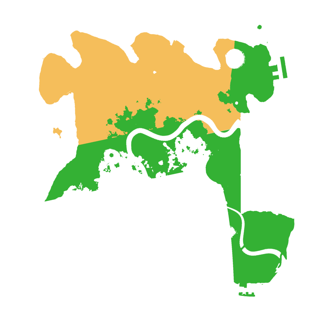 Biome Rust Map: Procedural Map, Size: 3000, Seed: 688898
