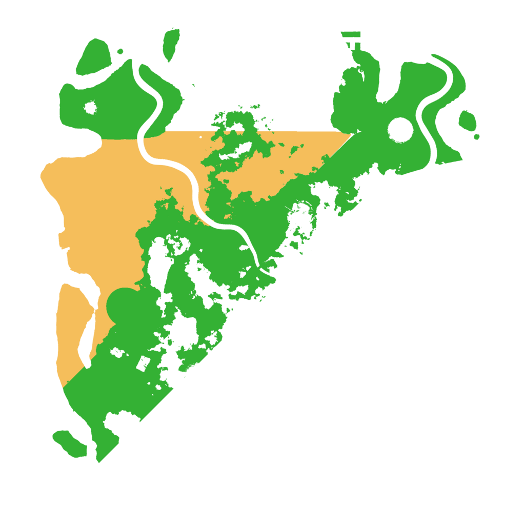 Biome Rust Map: Procedural Map, Size: 3750, Seed: 421626