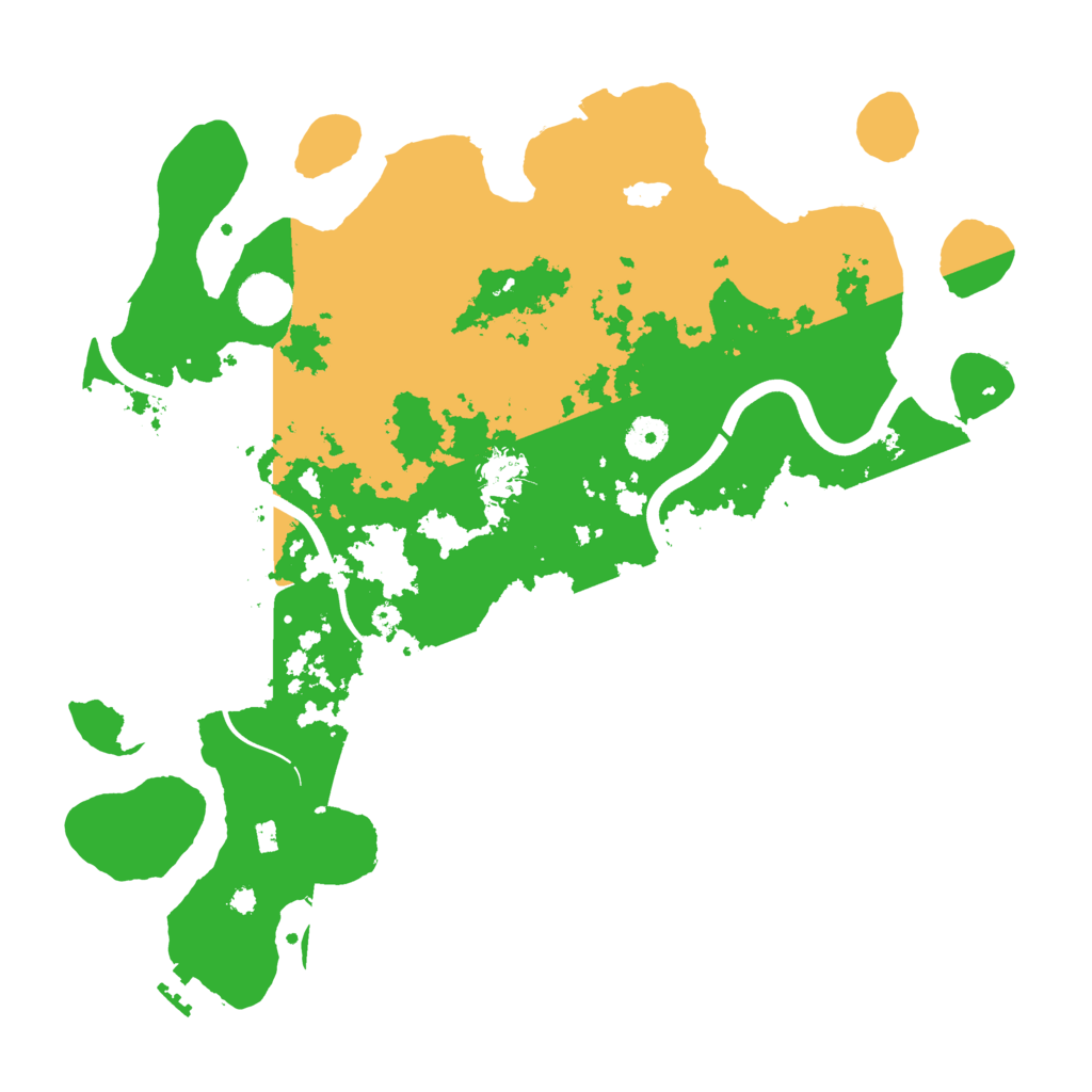 Biome Rust Map: Procedural Map, Size: 3850, Seed: 346578