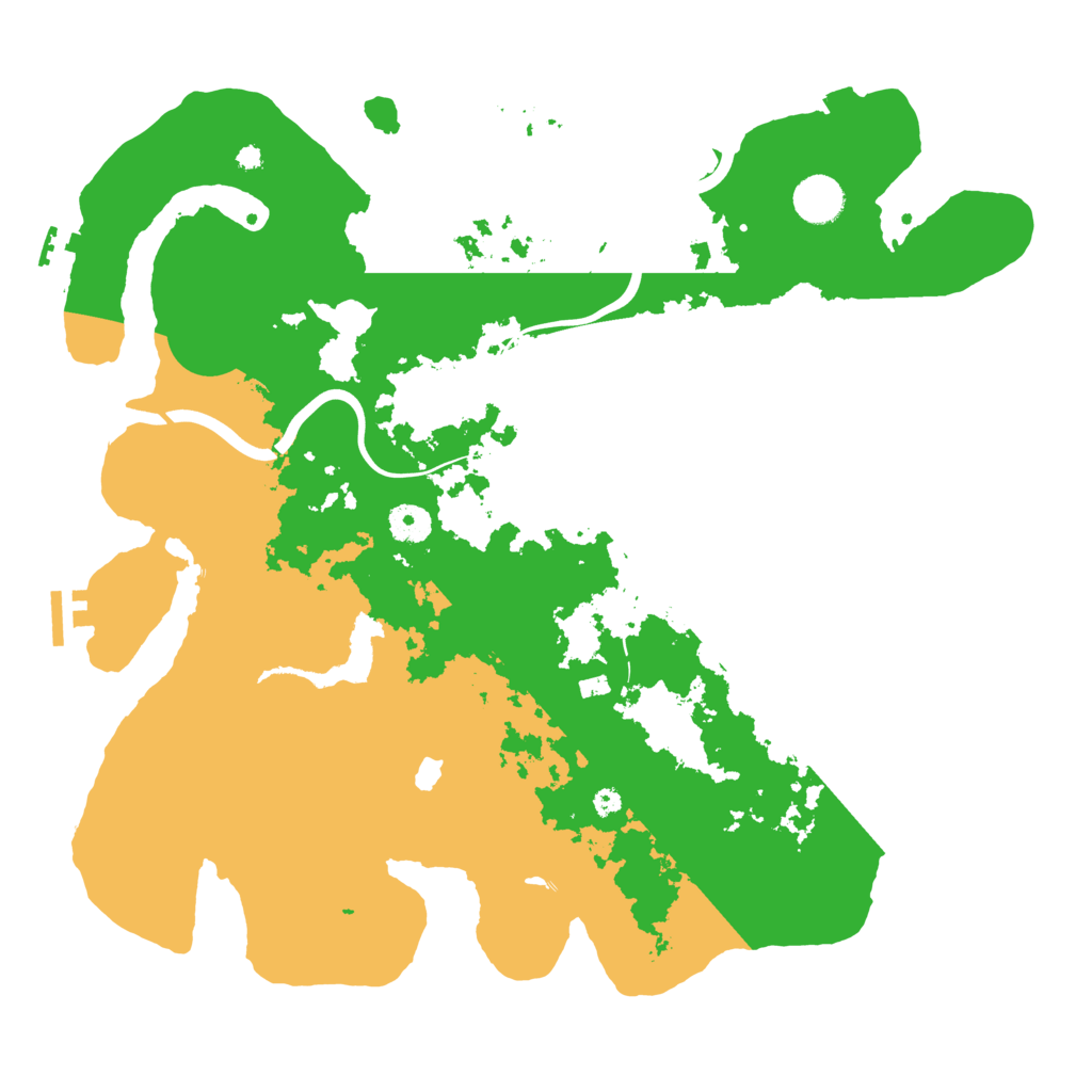 Biome Rust Map: Procedural Map, Size: 4000, Seed: 421415