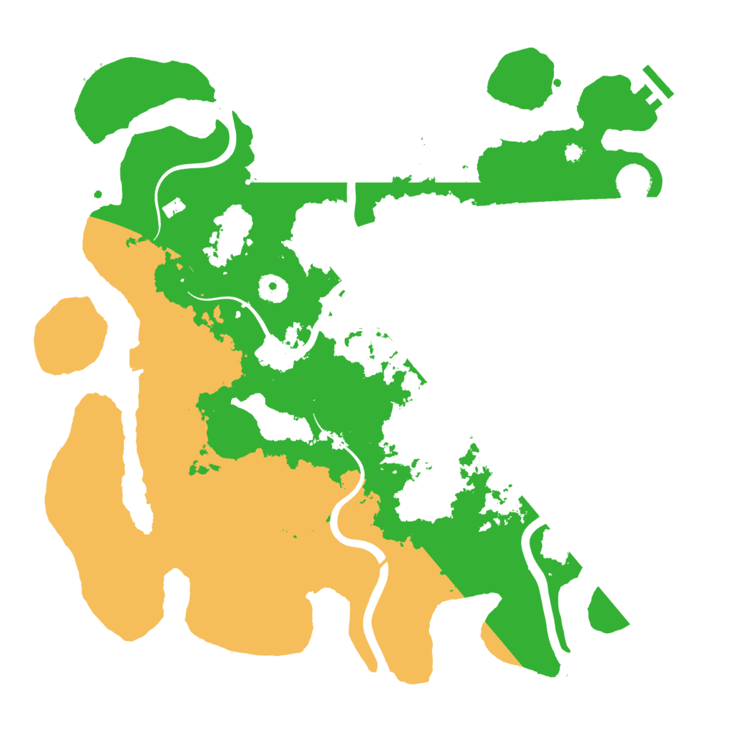 Biome Rust Map: Procedural Map, Size: 3750, Seed: 910877