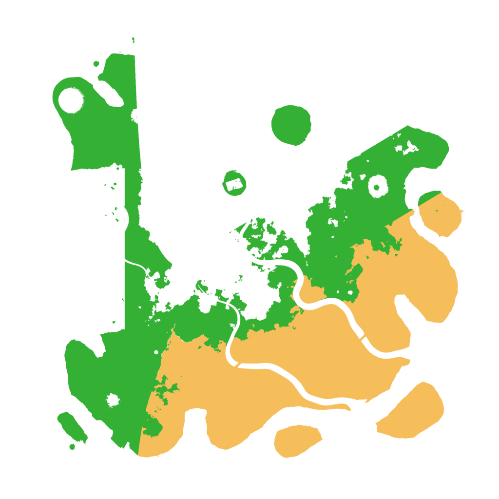 Biome Rust Map: Procedural Map, Size: 3500, Seed: 711852776