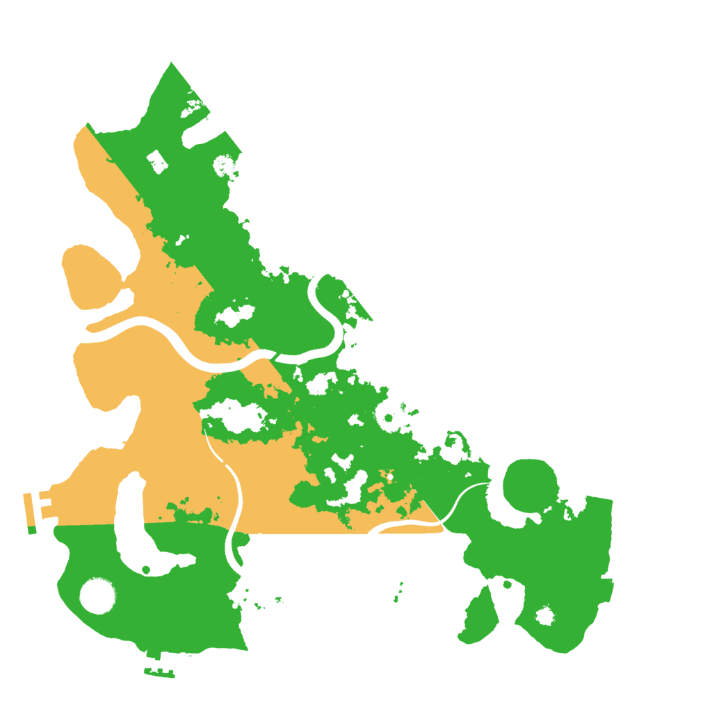 Biome Rust Map: Procedural Map, Size: 3500, Seed: 244010930