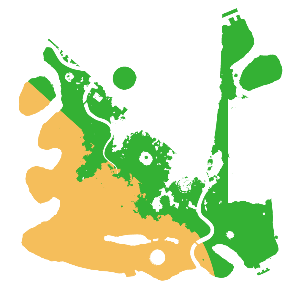 Biome Rust Map: Procedural Map, Size: 3500, Seed: 790806440