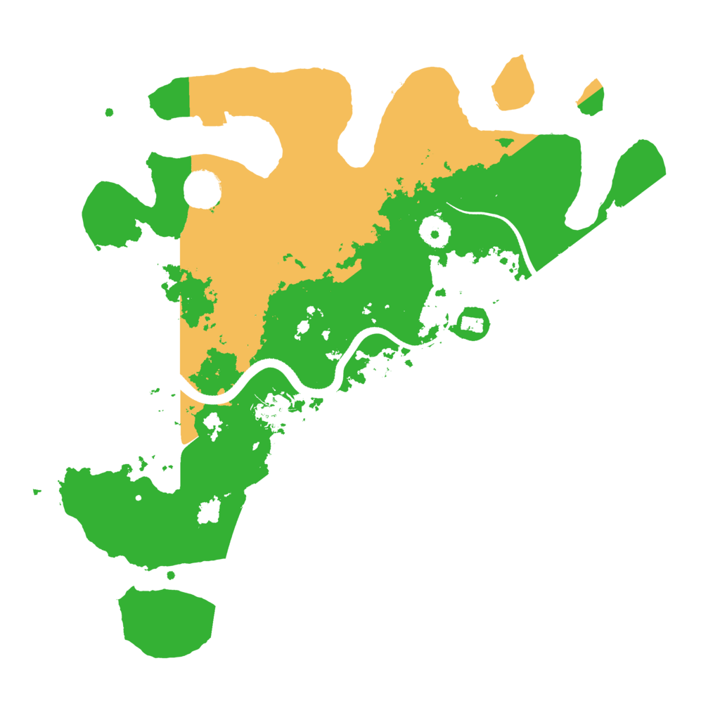 Biome Rust Map: Procedural Map, Size: 3500, Seed: 342857606