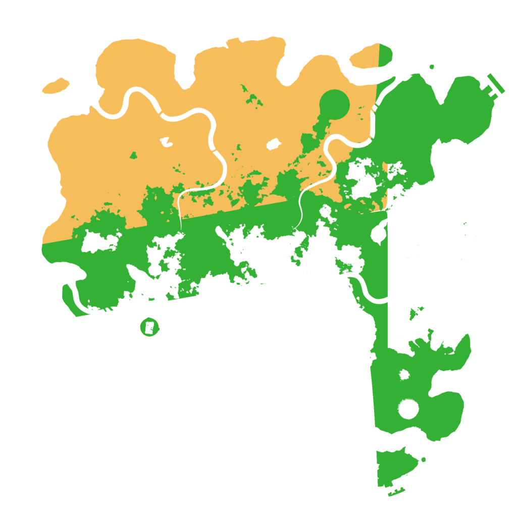 Biome Rust Map: Procedural Map, Size: 4500, Seed: 106755