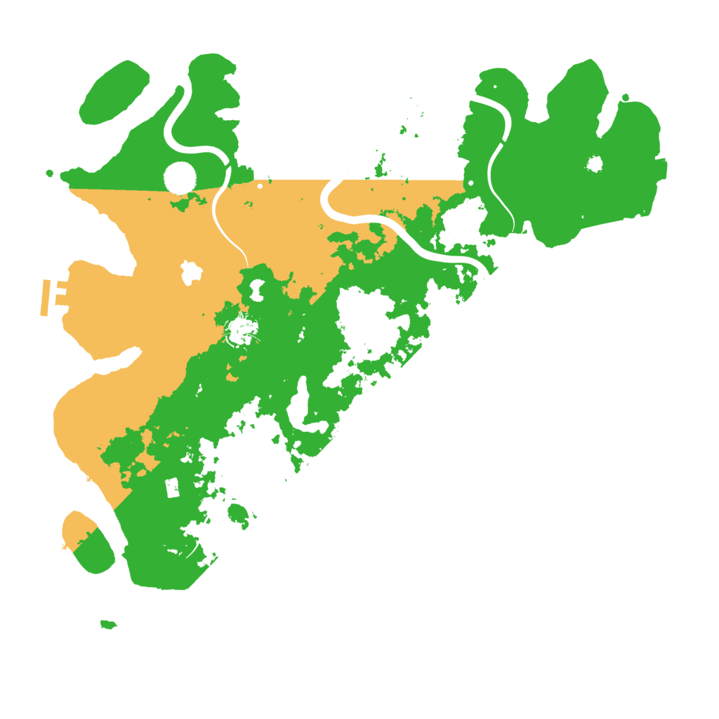 Biome Rust Map: Procedural Map, Size: 4000, Seed: 545388
